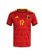 Belgie Charles De Ketelaere #17 Domácí Dres MS 2026 Krátký Rukáv Belgie Charles De Ketelaere #17 Domácí Dres MS 2026 Krátký Rukáv